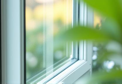 Sparkling clean domestic window